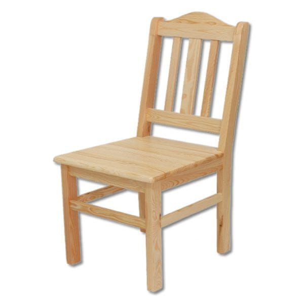 eoshop Drevená jedálenské stoličky KT101, borovica (Farba dreva: Jelša)